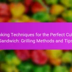 Cooking Techniques for the Perfect Cuban Sandwich: Grilling Methods and Tips