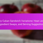 Spicy Cuban Sandwich Variations: Heat Levels, Ingredient Swaps, and Serving Suggestions