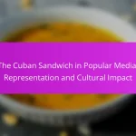 The Cuban Sandwich in Popular Media: Representation and Cultural Impact