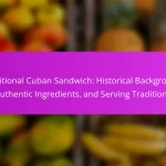 Traditional Cuban Sandwich: Historical Background, Authentic Ingredients, and Serving Traditions